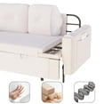 thumbnail image 5 of Aukfa 66.2" Pull Out Sofa Bed, Convertible Loveseat Sleeper Sofa Couch, Beige, 5 of 8