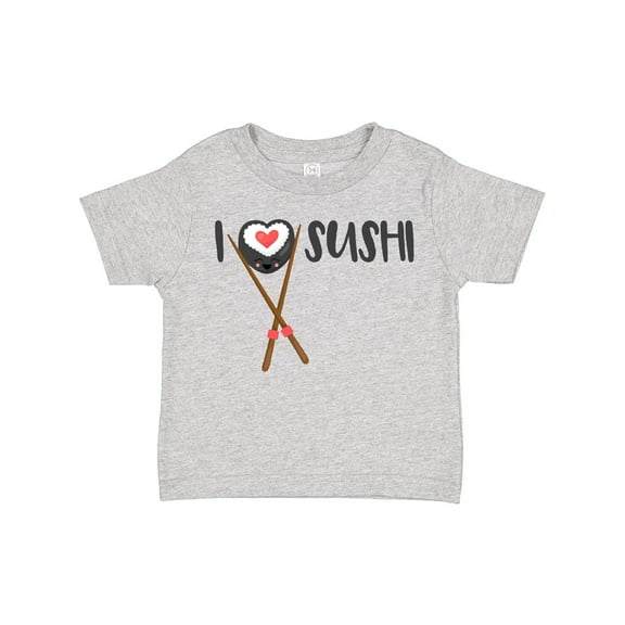 Inktastic Kawaii I love Sushi Boys or Girls Toddler T-Shirt