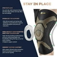 thumbnail image 4 of JIUFENTIAN Copper Knee Braces for Knee Pain,Knee Support Compression Sleeve for Men and Women Arthritis-L, 4 of 7