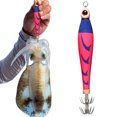thumbnail image 4 of Anzuelo para Calamar Pesca Calamar Luminosa Con Fondo Soplado Camarones Ponderada (estilo 4 30#113g), 4 of 9