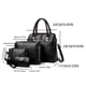 thumbnail image 4 of Bolso Hombro 4 Piezas Monederos Y Bolsos para Mujer Cuero PU Uso Diario, 4 of 7