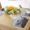 thumbnail image 4 of Ambesonne Surreal Place Mats Set of 4, Eagle Birdman Fantasy, Standard Size, Brown, 4 of 6