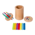 thumbnail image 1 of Vaso clasificador para niños, juguete educativo para bebés que desarrolla la coordinación, la observación y la motricidad fina. tapa doble, 1 of 9