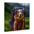 thumbnail image 2 of Stupell Industries Eclectic Backpacking Hiker Dog Canvas Art, 30 x 30, by Sean Parnell, 2 of 8