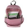 thumbnail image 4 of 19 Inch Two Tone Color Mesh Side Pocket Backpack for Camping, Commuting and Travel in Pink & Light Pink, 4 of 7