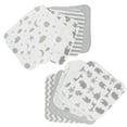 thumbnail image 4 of Spasilk Baby Washcloth Wipes Set for Infant Boys and Girls, Terry Bath Scrub, Pack of 10, Gray Celestial, 4 of 7