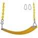 thumbnail image 3 of Swing Set Stuff Inc. Commercial Polymer Belt Seat with 5Coated Chain & SSS Logo Sticker… Commercial Polymer Belt Seat Coated Chain Yellow, 3 of 10