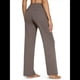 thumbnail image 5 of Pantalones de Yoga para Mujer, de Pierna , con Bolsillos, Cintura Alta, Elásticos, Informales, Deportivos. Color Café XL, 5 of 6