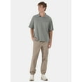thumbnail image 2 of No Boundaries Twill Jogger Pants, Men’s and Big Men’s, Sizes XS-5XL, 2 of 5