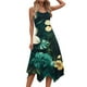 thumbnail image 4 of Pantalones Cortos para Vestidos Bajos Mujeres sin Mangas Cuello Redondo Cordón Ruffle A-Line Mini Vestido Poliéster, Vestido Casual para Citas Y Fiesta, 4 of 8