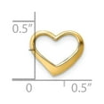 thumbnail image 3 of FB Jewels 14K Yellow Gold Floating Heart 2D Pendant, 3 of 4