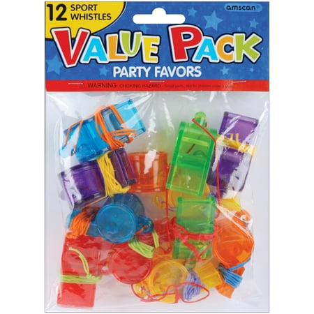  Party  Favors  12 Pkg Sports Whistles Walmart  com