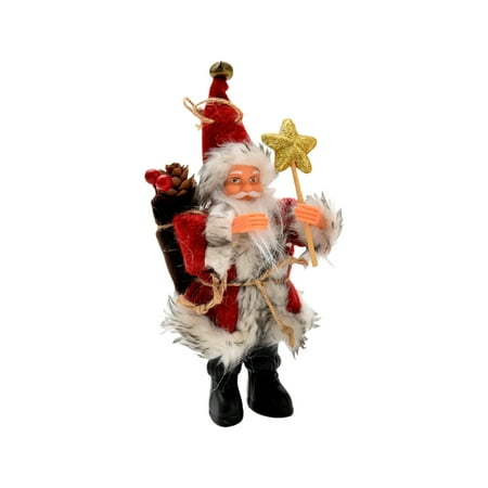 

Deals of the Day Clearance JIUKE Electric Christmas Ornaments Standing Flannel Santa Claus Doll Doll Decoration Christmas Gift Pendant