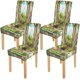 thumbnail image 1 of ABPHQTO Floral Gazebo Flamingo Pond Cherry Stretch silla cubierta protectora asiento funda para comedor Hotel boda fiesta conjunto de 4, 1 of 4
