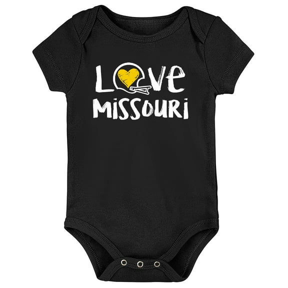 Future Tailgater Loves Chalk Art Baby Bodysuit for Missouri Fans