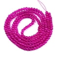 thumbnail image 3 of 1Strand Crackle Glass Beads Strands Round Fuchsia 8mm Hole: 1.3~1.6mm 31.4 inch, 3 of 3
