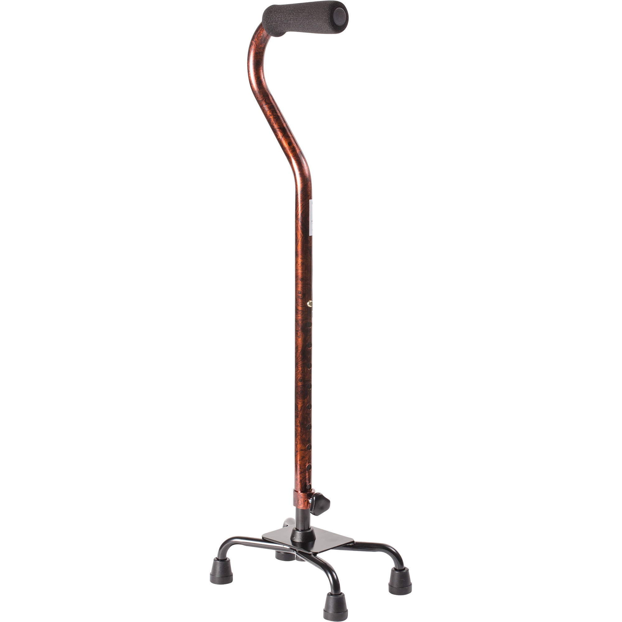 DMI Adjustable MultiColor Quad Cane, 2Count