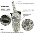 thumbnail image 2 of Fashion Printed Yoga Mat Bag with Large Side Pocket & Zipper Pocket Long Tote Yoga Bag Fit Most Size Mats - Holds More Yoga Accessories, 2 of 6