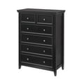 thumbnail image 3 of Living Room Cabinets Modern 6 Drawers Dresser 6 Drawers Cabinet,Chest of Drawers Closet Organizers and Storage Clothes Storage Drawers Cabinet for Living Room, Farmhouse Dresser Organizer Black,Prima, 3 of 3