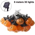 thumbnail image 1 of 6 metros 30 luces solares 8 modos luces decorativas-sombrero calabaza Ormromra 2034511-3, 1 of 9