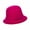 Rose Red, variant on Happy Date Women Solid Color Winter Hat Women Cloche Bucket Bowler with Bowknot