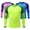 GREEN shirt, variant on Soccer Goalie Jerseys for Kids Goalkeeper Jersey Mens Long Sleeve Match Training Jersey