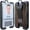 Black Walnut Wood, variant on Carbon Fiber Badge Holder, ID Card Holder with Metal Clip - Heavy Duty Portable Wallet (Holds 1to 4 Cards),for Office Police Worker Outdoor, Dark Blue