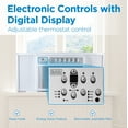 thumbnail image 5 of BLACK+DECKER Window Air Conditioner 18000 BTU, Cools Up to 1000 Sq. Ft., Remote Control, 3 Cooling Speeds and Fan Only, BD18WT6, 5 of 8