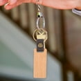 thumbnail image 3 of IFANLANDOR Blanks Keychain Walnut Wood Rustic Style 2Pcs 4.3x1.1x0.2in, 3 of 8