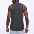 thumbnail image 6 of SSAAVKUY Savings Mens Workout Mesh Quick-Dry Muscle Gym Tanks Basic Tank Tops for Gym Bodybuilding Sleeveless Crew Neck&nbsp;Tees Gray XL, 6 of 6