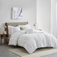 thumbnail image 2 of 510 Design 5-Piece 90" Polyester Microfiber Printed Comforter Set in White, 2 of 10
