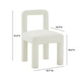 thumbnail image 6 of Maklaine Modern Contemporary Hazel Cream Boucle Dining Chair, 6 of 7