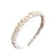 thumbnail image 1 of Diadema Fruncida, Banda Para El Cabello Fruncida, Diademas Plisadas De Satén, Aro Para El Cabello Con Volantes, Accesorios De Moda Para El Cabello Para Mujeres Y Niñas, Color OTVIAP Beige, 1 of 1