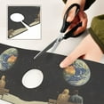 thumbnail image 6 of Yayeee Faucet Mat for Kitchen Sink 30" Diatomite Long Splash Guard Pad, Sitting on The Moon, 2 Pack, 6 of 7