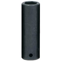 17mm x 3/8" Drive 12 Point Deep Supertorque™ Socket, Black Industrial Finish. Suitable For Impact Use. Williams® # JHW35417