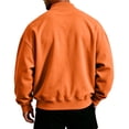 thumbnail image 3 of Men's Zip Up Workout Sweatshirts Casual Jackets with Pockets Full Zip Warm Loose Fit Long Sleeve Fall Warm Coats for Hiking Travel, 3 of 5