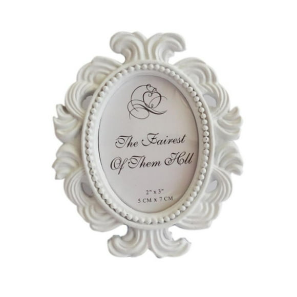 Yeacher Baroque Picture Frame Style Photo Frame Vintage Picture Frame for Tabletop and Wall Display, Wedding Decorative Photo Frame,6.3x4.5cm
