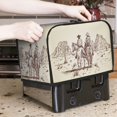 thumbnail image 7 of Haiem Cowboys Riding Horses Print Toaster Covers 2 Slice Wide Slot,Bread Dust Cover & Fingerprint Protection,Bread Machine Cover,Appliance Covers, 7 of 7