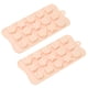 thumbnail image 1 of Juego de moldes para dulces de chocolate en forma de flor, combinación de rosas y flores en forma de corazón, bandeja de hielo con molde para hornear de silicona de 15 cavidades., 1 of 5