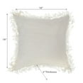 thumbnail image 2 of Slub Cotton Ivoroy Cushion Chloe 18 X 18 - Set De 2, 2 of 3