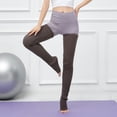 thumbnail image 2 of Calcetines de lana de 90 cm para yoga, baile, fitness, sueltos, apilados, para otoño e invierno, gruesos, largos, para habitación con aire acondicionado, para calentar las piernas, 2 of 6
