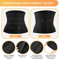 thumbnail image 5 of 2022 New Style Women & Men Waist Trainer Corsets for Weight Loss Tummy Control Compression Shapewear Sweat Belt Body Shaper Hook, 5 of 7