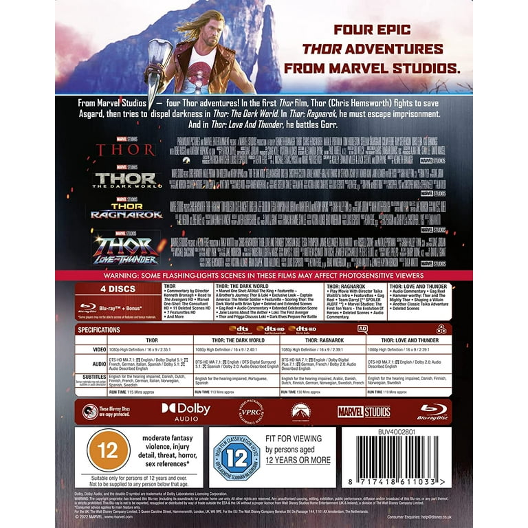 MARVEL - Blu-ray4セット Avengers: 4-Movie Collection (Marvel) [New Blu-ray] Boxed