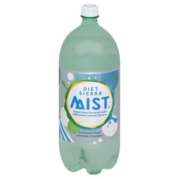 Diet Sierra Mist 100 Natural Flavors LemonLime Soda, 2 L Walmart