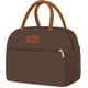 thumbnail image 2 of Bolsa de almuerzo para mujeres y hombres, lonchera aislada para adultos, bolsa de almuerzo reutilizable para el trabajo, picnic o viajes (marrón), 2 of 4