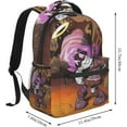 thumbnail image 2 of Murder Drones Backpack Lightweight Large Capacity Laptop Backpack Cartoon Backpacks For Unisex, 2 of 6