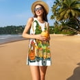 thumbnail image 3 of Disketp Thanksgiving Truck para Vestido sin Mangas para Mujeres, Vestidos de Verano para Mujeres, Casual y Holgado para la Playa, 3 of 7