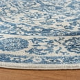 thumbnail image 4 of SAFAVIEH Brentwood Adams Oriental Area Rug, Navy/Light Gray, 3' x 3' Round, 4 of 10