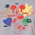 thumbnail image 3 of Disney - Mickey Mouse - Colorful Retro Style - Juniors Cropped Cotton Blend T-Shirt, 3 of 5