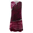 thumbnail image 4 of FcBaudy Robe Sans Manches à Col Rond, Robes d'Été pour Femmes, Robes de Mode Imprimées Confortables Sans Manches Décontractées pour Femmes, 4 of 4